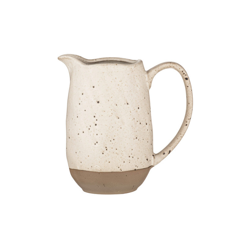 Wasserkrug Terra von Ladelle, in 2 Farben, Terrakotta, 1.300 ml Volumen, für Limonaden, Säfte, Milch etc. 
Höhe 18 cm, Farben Beige oder Salbeigrün