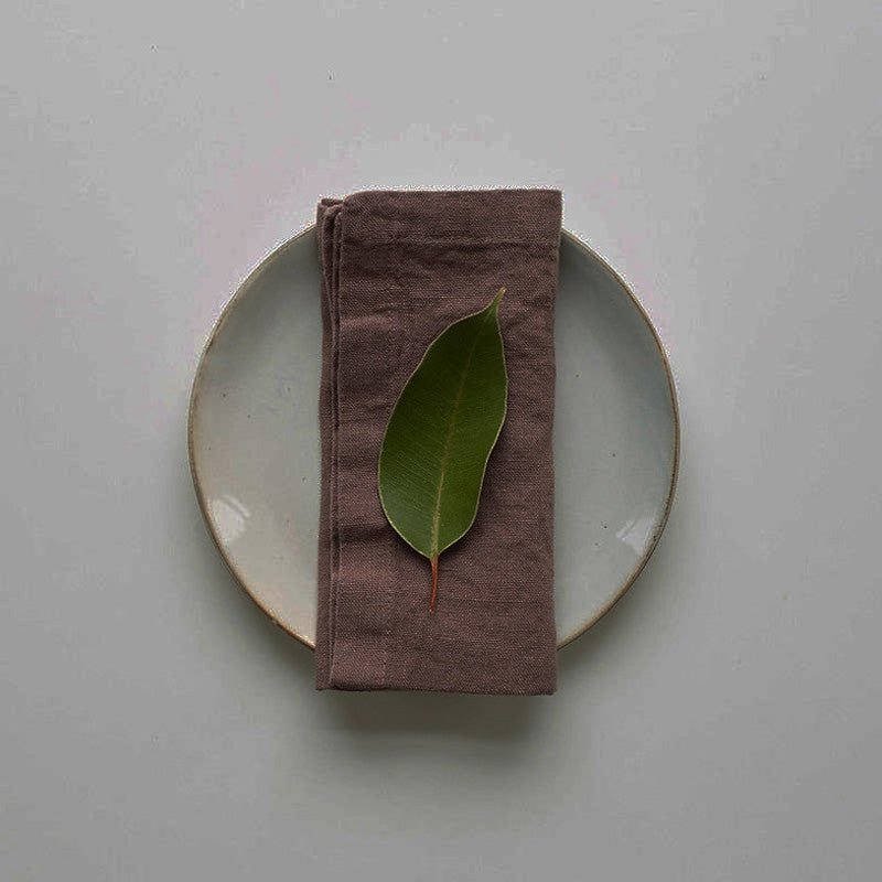 Im 2er Set: Ashes-of-roses Linen-Tales Leinen-Servietten im  2er Set, 40x40 cm, 100 % Leinen