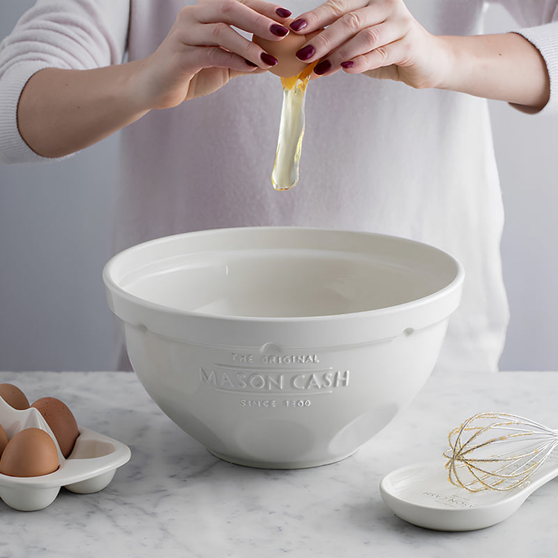 Mason Cash weiße Rührschüssel, mit Logo-Prägung, Steingut
Online-Shop Home-and-Kitchen.de