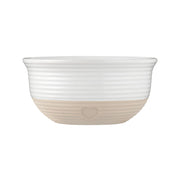 Rührschüssel RUSTIC CHARM, Steingut, von Mason Cash, Farbe: Weiß,  Beige, mit Herzmotiv, Volumen 3,5 l, 
Online-Shop Home-and-Kitchen.de