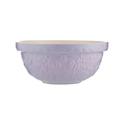 Lila Mason Cash Steingut Rührschüssel IN THE MEADO mit Tulpen, Durchmesser 24 cm, Innenseite glatt weiß, aus splitter-resistentem Steingut, Online-Shop Home-and-Kitchen.de