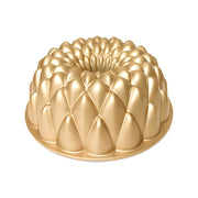 KALEIDOSCOPE-Gugelhupf-Backform von Nordic Ware, rund, Aluminiumguss, PFAS-freie Antihaftbeschichtung, Facettenmuster