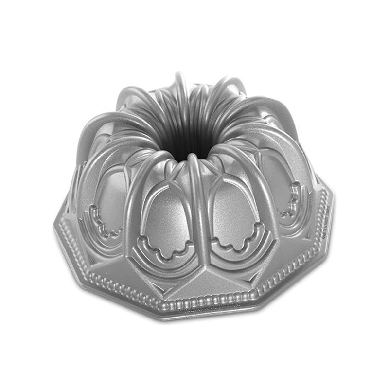 VAULTED CATHEDRAL-Backform Gugelhupf von Nordic Ware, rund, mit schönem Muster