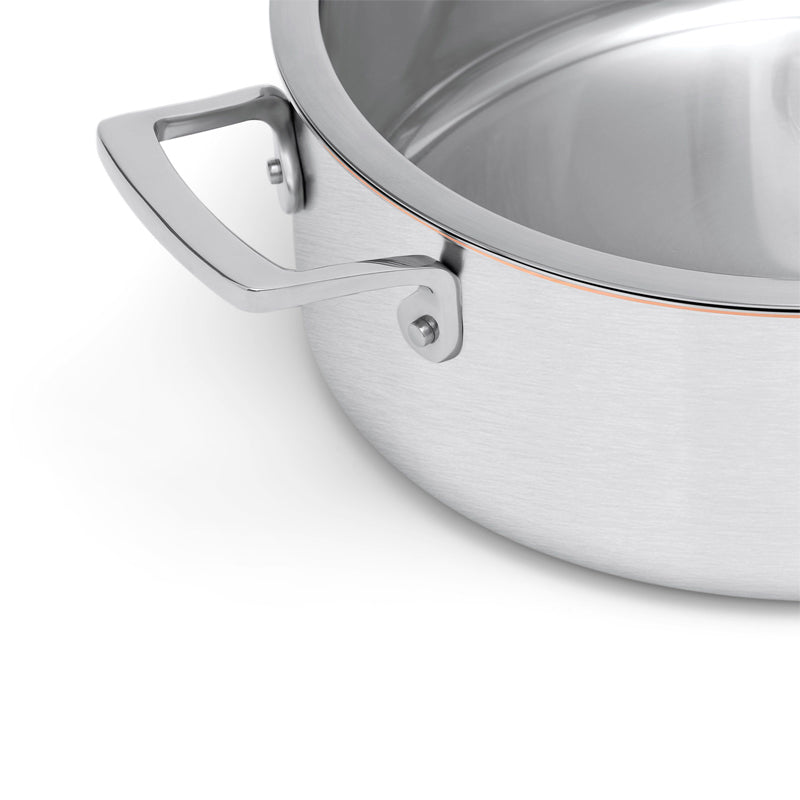 Olavson Schmorpfanne, 2 angenietete Griffe, 6 Liter, PFAS-frei, Online-Shop Home-and-Kitchen.de