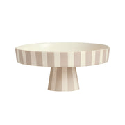 TOPPU TRAY Tortenplatte von OYOY
Durchmesser 20 cm, Höhe 9 cm, 
mit kleinem Standfuß, Streifenmuster, 
 Online-Shop Home-and-Kitchen.de