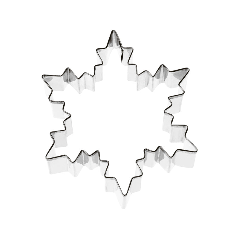 Plätzchen-Ausstecher  SCHNEEFLOCKE von Paderno, verschiedene Motive: Geist, Hasen, Stern, Schneeflocke, auch zum Ausstechen für Fondant oder Marzipan geeignet, rostfreier Edelstahl, Online-Shop Home-and-Kitchen.de