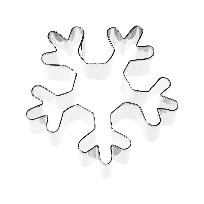 Plätzchen-Ausstecher  SCHNEEFLOCKE von Paderno, verschiedene Motive: Geist, Hasen, Stern, Schneeflocke, auch zum Ausstechen für Fondant oder Marzipan geeignet, rostfreier Edelstahl, Online-Shop Home-and-Kitchen.de