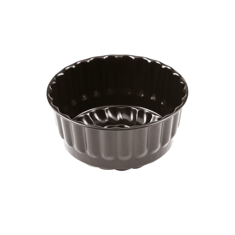 Bayrische - Backform von Paderno
wellenförmiger, hoher Rand mit Muster auf der Unterseite, Stahl, Höhe 9 cm / Ø 18 cm, 280 gr., Antihaftbeschichtung
Backofenfest bis 230 °C