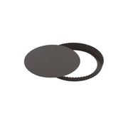 2-teilige runde Backform für Torten-böden von Paderno, herausnehmbarer Boden, Rand in Wellenform, antihaftbeschichtet 
Online-Shop Home-and-Kitchen.de