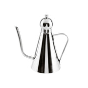 Profi-Ölkanne von Paderno, rostfreier Edelstahl, Höhe 15,5 cm, Durchmesser  9 cm, dünner Ausgießer sorgt für gezielte Dosierung. Online-Shop Home-and-Kitchen.de