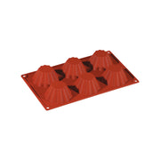 Briochettes - Kuchenform von Paderno
für 6 Kuchen, , auch für Snacks, süße Muffins oder Eiscreme geeignet,
30 cm x 17,5 cm / je Form 110 ml Füllmenge, 7,9 cm x 3,7 cm, Gewicht 120 gr., lebensmittelgeeignetes Silikon in der Farbe Rot, spülmaschinengeeig-
net. Online-Shop Home-and-Kitchen.de