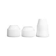 Spritztüllenadapter von Paderno, 24 mm groß, spülmaschinengeeignet, 3-teilig, unkomplizierter Wechsel