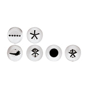 Profi-Spritztüllen-Sets, für Kuchen oder Desserts, 6er Sets und 8er Sets 18 oder 24 mm, spülmaschinengeeignet, unkomplizierter Wechsel, rostfreier Edelstahl von Paderno