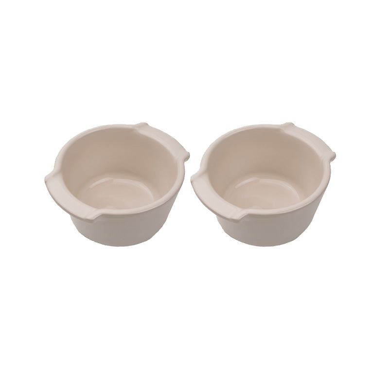 Auflaufformen RAMEKIN von Peugeot , 2er Set,  Ecru, 11 x 5,6 cm, widerstandsfähige Emaillebeschichtung, für Backofen und Gefriertruhe, in 4 Farben, im Online-Shop Home-and-Kitchen.de