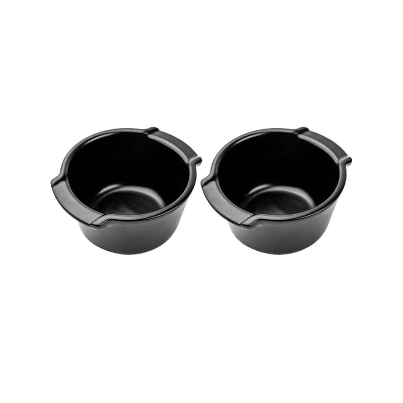 Auflaufform RAMEKIN von Peugeot , 2er Set, Schwarz, Größe 11 x 5,6 cm, widerstandsfähige Emaillebeschichtung, für Backofen und Gefriertruhe, in 4 Farben im Online-Shop Home-and-Kitchen.de