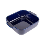 Auflaufform APPOLIA von Peugeot , quadratisch, Blau, 21 cm, aus 100 % natürlichen Rohstoffen, verglaste Emaille, Online-Shop Home-and-Kitchen.de
