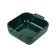 Auflaufform APPOLIA von Peugeot, quadratisch, Waldgrün, 18 cm, aus 100 % natürlichen Rohstoffen, verglaste Emaille Online-Shop Home-and-Kitchen.de