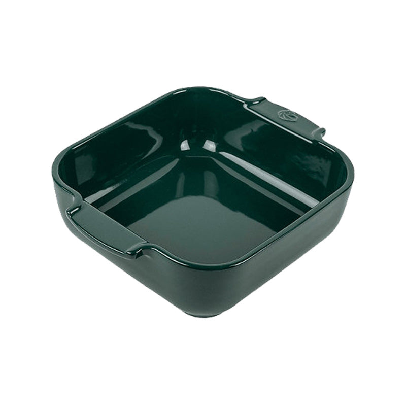 Auflaufform APPOLIA von Peugeot, Farbe: Waldgrün, 21 cm, aus 100 % natürlichen Rohstoffen, verglaste Emaille Online-Shop Home-and-Kitchen.de