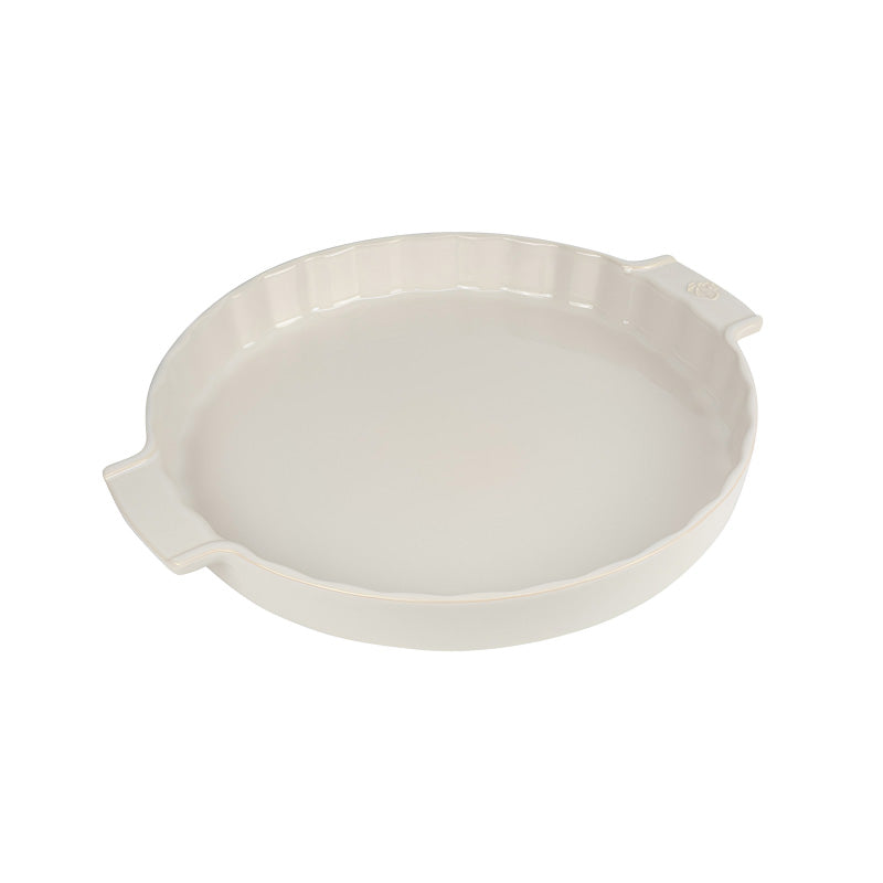 Tarteform APPOLIA von Peugeot, Ecru, Durchmesser 30 cm, aus 100 %  natürlichen Rohstoffen, für Backofen und Tiefkühlschrank, verglaste Emaille,  Online-Shop Home-and-Kitchen.de 