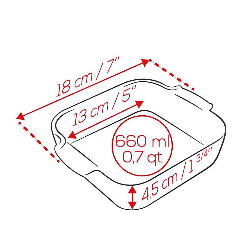 Maße Auflaufform