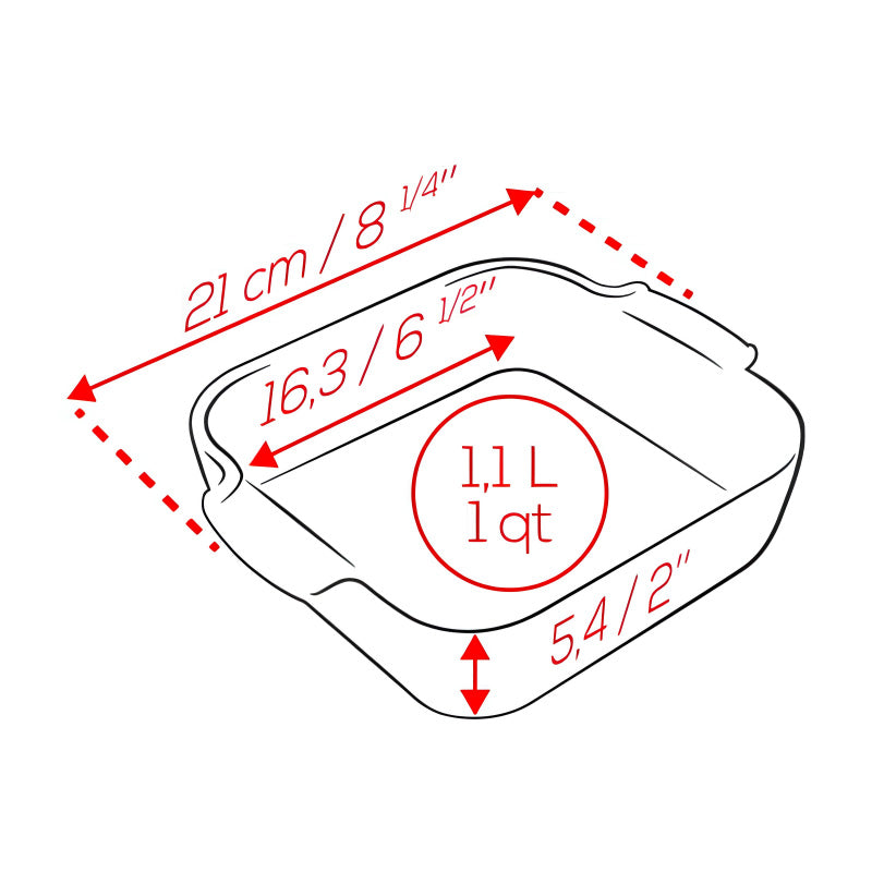 Maße Auflaufform