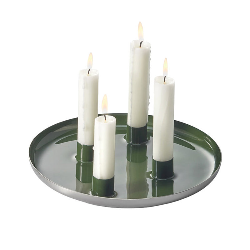 Adventsteller BIEL von Philippi Design  , grün-lackierter Stahl, auch als ganzjährige Deko,  im Online-Shop Home-and-Kitchen.de