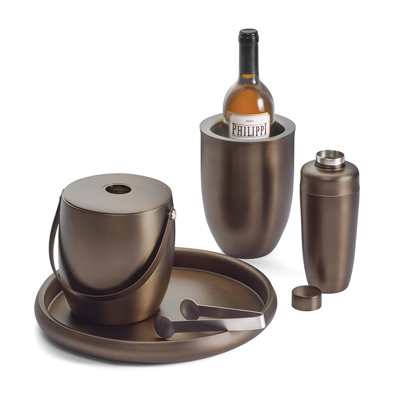 Kombiniere Cocktail-Shaker, Eiswürfelbehälter und Weinkühler der gleichen Serie HEMINGWAY von Philippi-Design. Online-Shop Home-and-Kitchen.de