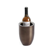 Weinkühler HEMINGWAY von Philippi Design, pulverbeschichteter Edelstahl , braun. Passend dazu gibt es im Online-Shop Home-and-Kitchen Cocktail-Shaker und Eiseimer