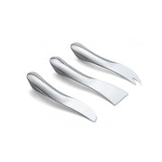  3-teiliges Käsemesser-Set WAVE von Philippi Design, Edelstahl, klares Design, Online-Shop Home-and-Kitchen.de