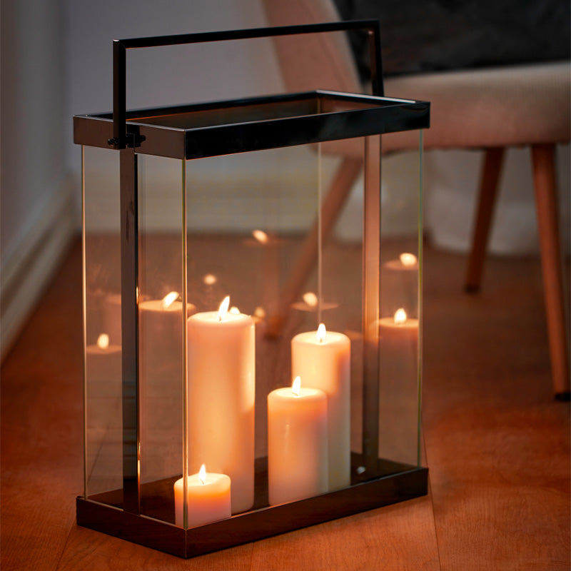 Tragegriff, auch zum Aufhängen, Windlicht LUXOR, von  Philippi Design. Online-Shop Home-and-Kitchen.de