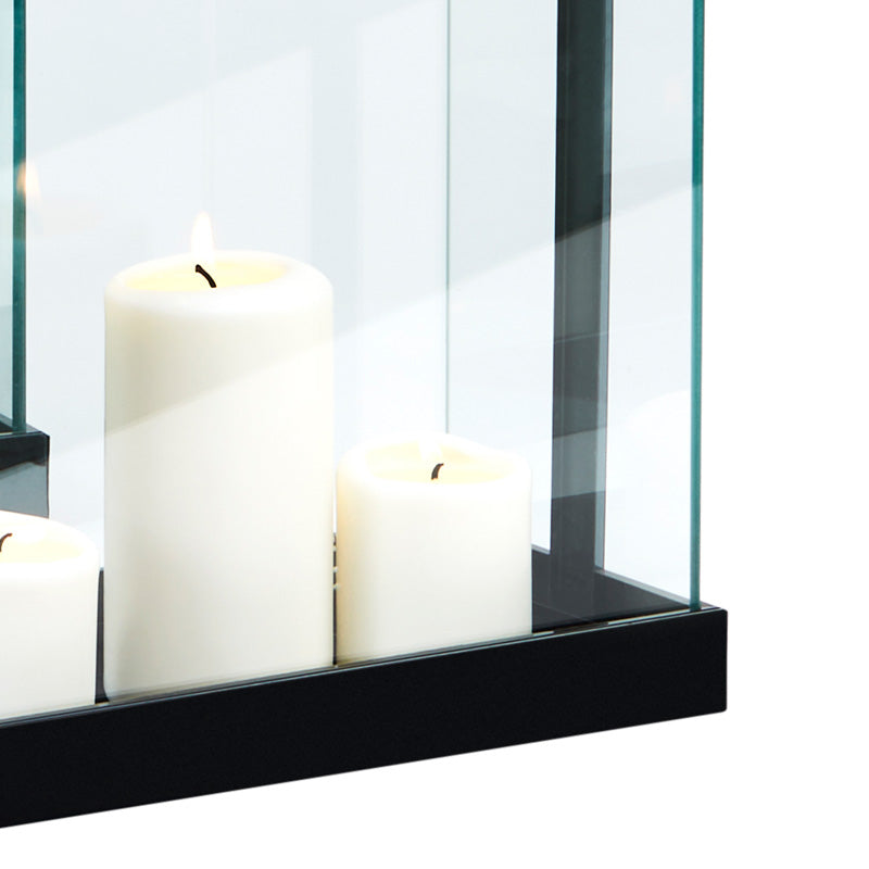 Sicherheitsglas Windlicht Luxor von Philippi Design, für Innen- und Außenbereich.
