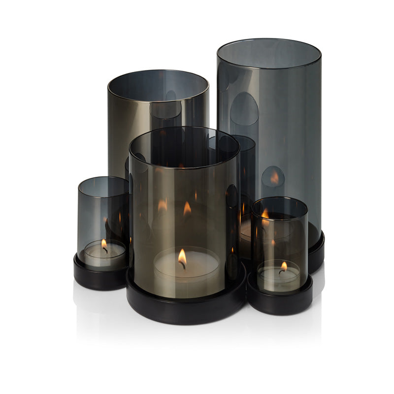 LICHTERMEER Windlicht von Philippi Design, 6 Glasröhren, dunkelgrau - Stahltablett für Teelichter , Größe 24 cm x 22 cm x 19 cm
Online-Shop Home-and-Kitchen.de
