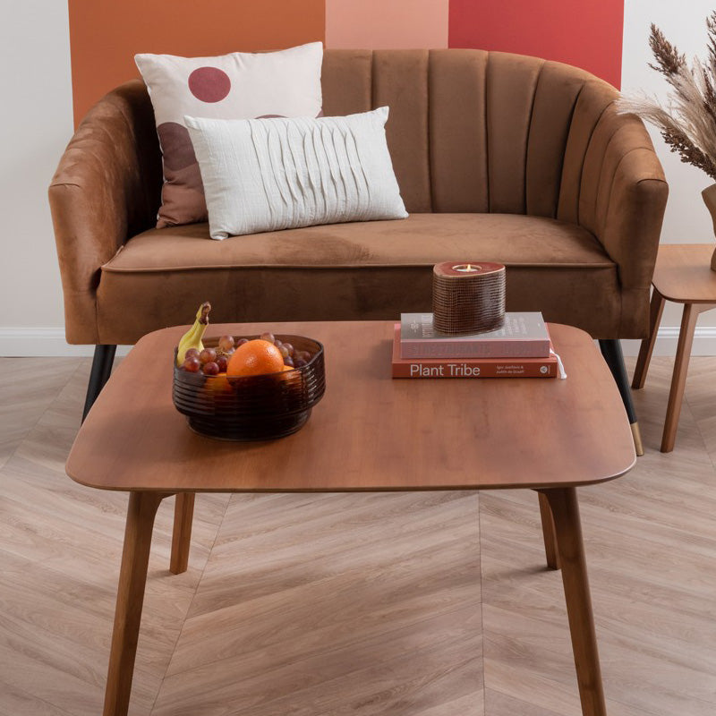 Die Glasschale Wave passt sehr gut zu Wohninterieur in Braun- und Erdtönen