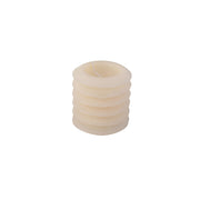 Farbe Creme - CIRCLE Stumpenkerze von Present Time, gerippt, 
Größe: Höhe 7,5 cm /  7,5 cm / 
Größe: Höhe 10 cm / Ø 7,5 cm / 
Größe: Höhe 15 cm / Ø 15 cm / 