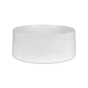 Weiße Porzellanschale RAUMPOESIE, Durchmesser 25 cm, Höhe 10 cm. Sie hat einen Schriftzug auf der Vorderseite, ist innen glatt glasiert. Von Räder Design. Online-Shop Home-and-Kitchen.de 