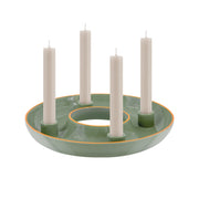 LUCIA, Keramik- Adventskranzschale von Remember, für 4 Stabkerzen  und zum dekorieren. Online-Shop Home-and-Kitchen.de