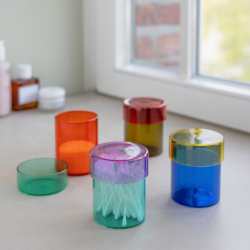 4-teiliges Glasdosen-Set COSIMA von Remember, auch für Bad oder Küche, spülmaschinengeeignet. Online-Shop Home-and-Kitchen.