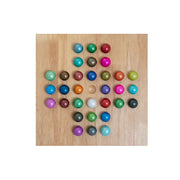 SOLITÄR, ein Brett- und Taktikspiel von Remember, mit Holz-Spielbrett und Glaskugeln. Online-Shop Home-and-Kitchen.de