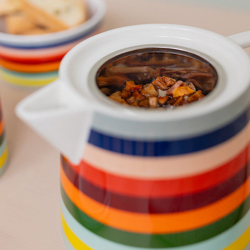 Teesieb aus Edelstahl in der Teekanne LORENZO von Remember. Online-Shop Home-and-Kitchen.de