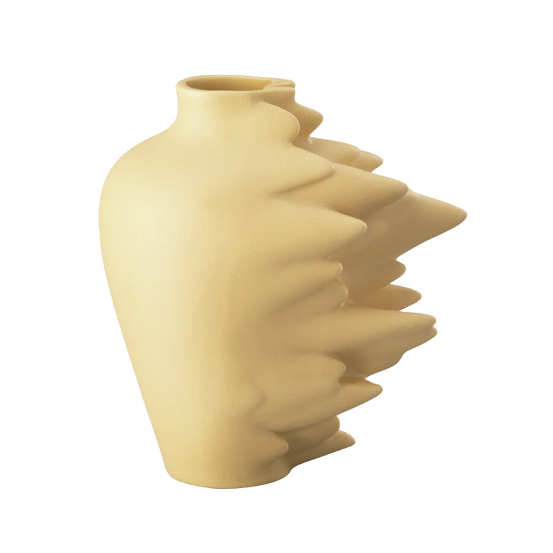 Miniaturvase FAST von Rosenthal, gelb, 
Höhe 9 cm, Durchmesser 8 cm. Geliefert wird sie einem ansprechenden Geschenkkarton.