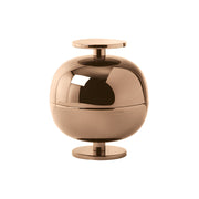 Edelstahl GIO PONTI von Sambonet, 2Black Variante, Farbe: Rum, glänzende Oberfläche mit hochwertiger PVD-Beschichtung, Höhe 12 cm, aus Italien, einzeln auch als Snackschalen.