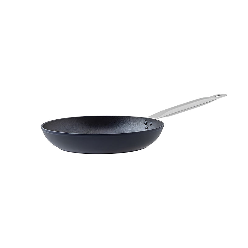 Antihaftbeschichtete Bratpfanne MIDNIGHT BLUE von Sambonet, 24 cm, recyceltes Aluminium, Farbe: Dunkelblau.  Griff aus Edelstahl mit einer Öse. Online-Shop Home-and Kitchen.de