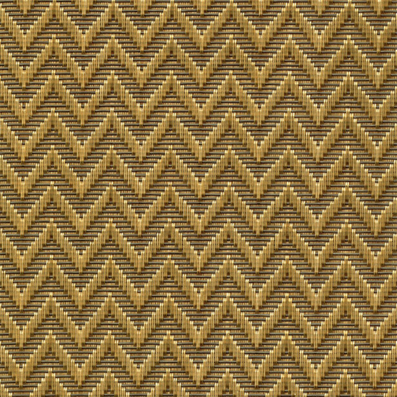 Zick-Zack-Muster Sambonet Tisch-Sets LINEA Q, Farbe Gold, Mischgewebe, rutschfest und abwaschbar. 42x33 cm, Online-Shop Home-and Kitchen.de