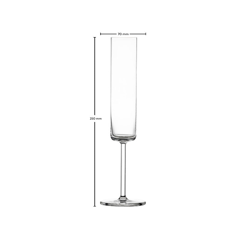 Maße des Sektglases MODO von Schott Zwiesel
