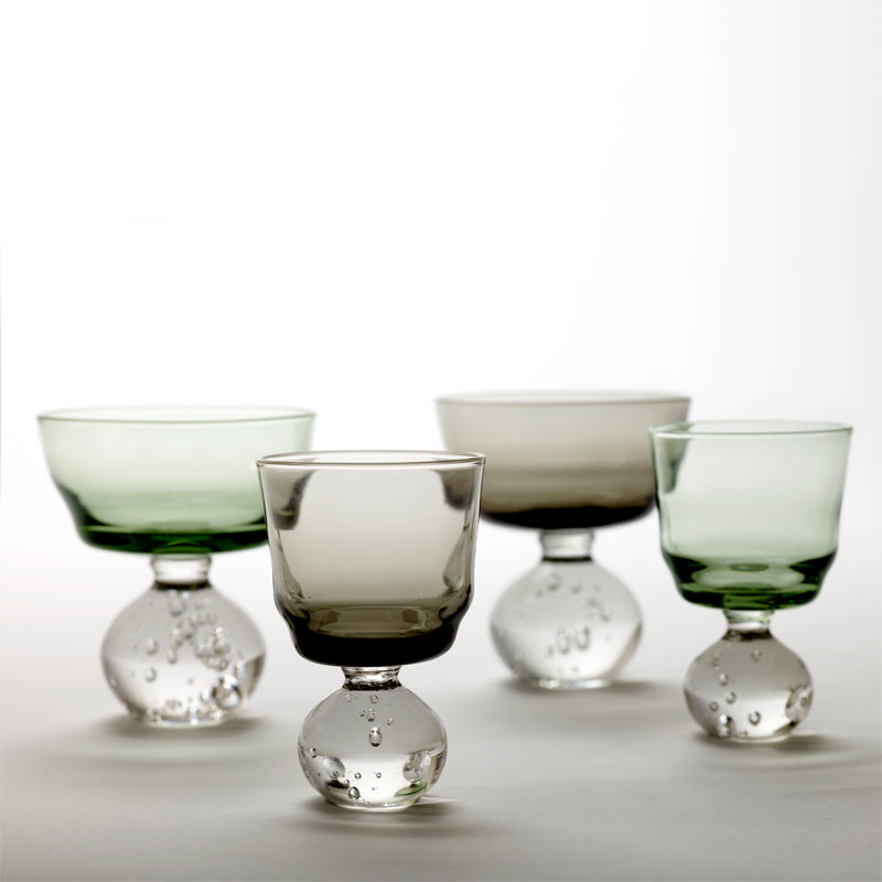 Kleines ETERNAL SNOW Likörglas von Serax / Design: Bela Silva - kombinierbar mit anderen Gläsern der Serie