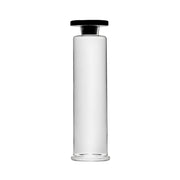 2-farbige CARA Karaffe aus Glas von Serax / Design: Ann Demeulemeester, 
schwarzer Glasstopfen mit transparenter Wasserkaraffe
Online-Shop Home-and-Kitchen.de

