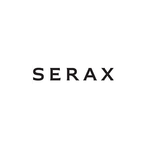 SERAX-Logo - Teekannen,Tortenplatten aus Porzellan, Glasvasen und -karaffen, Gläser, Vorspeisenteller und Besteck
