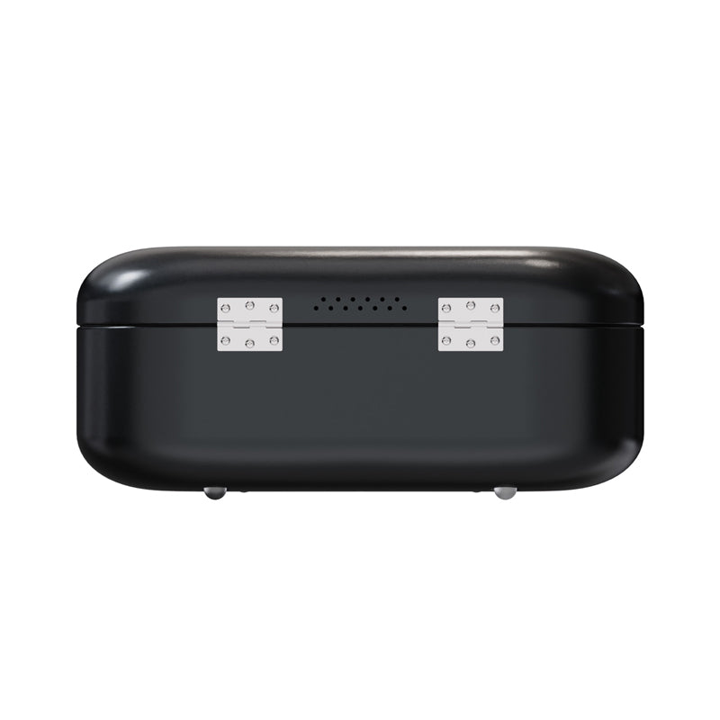 Lüftungslöcher Rückseite Brotkasten PANEA von Siegwerk, Größe L, 40,5 cm, schwarz, pulverbeschichtetes Stahlblech, in 5 verschiedenen Farben im  Online-Shop Home-and-Kitchen.de