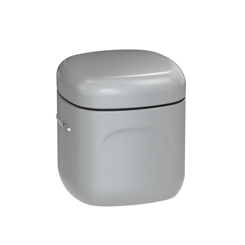 Quadratische Vorratsdose CUBO, grau, von Siegwerk,  pulverbeschichtetes Stahlblech, vollständig recycelbar, Griffmulden für besseres Handling,  Größe S, Höhe 12 cm / 0,85 l, 
für trockene Lebensmittel
Online-Shop Home-and-Kitchen.de
