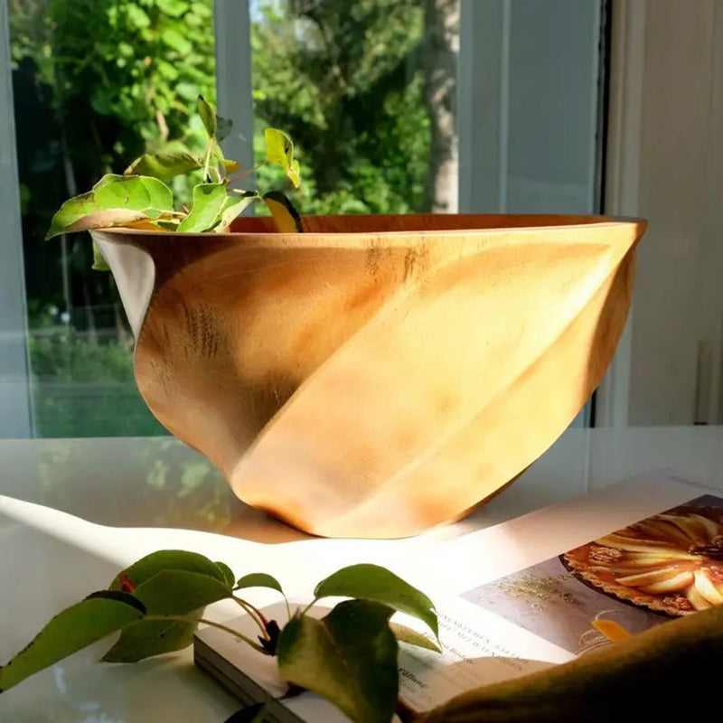 Deko: Mangoholzschale HELIX, handgefertigt, Naturfarbe innen und außen, von Sue Beeker
Online-Shop Home-and-Kitchen.de